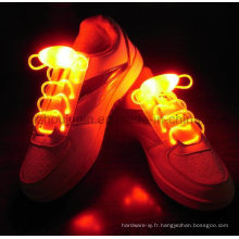 Mode OEM clignotant coloré LED chaussures dentelle lacet